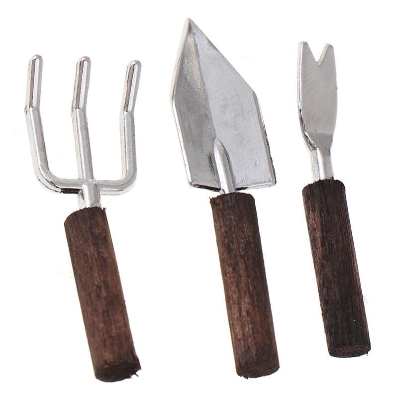 3/4/5/6Pcs Dollhouse Miniature Repair Kits Accessories Miniature Hammer Wrench Garden Tools Doll House Furniture Decoration