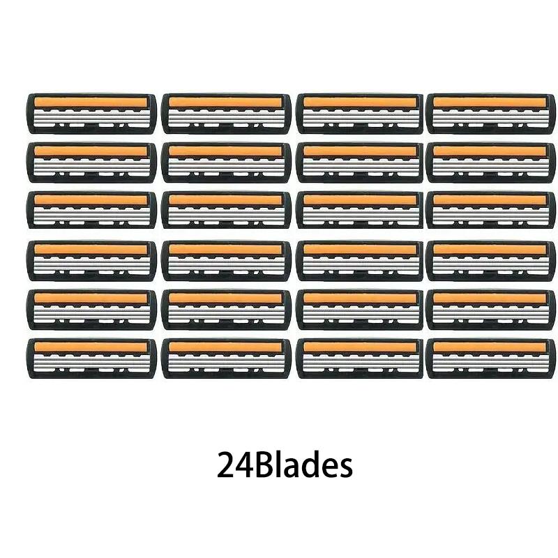 3-warstwowe Bezpieczeństwo Klasyczne Manualne Maszynki Wymienne Ostrza Ostrze do Golenia na Mokro Nóż do Usuwania Włosów z Ciała i Twarzy
