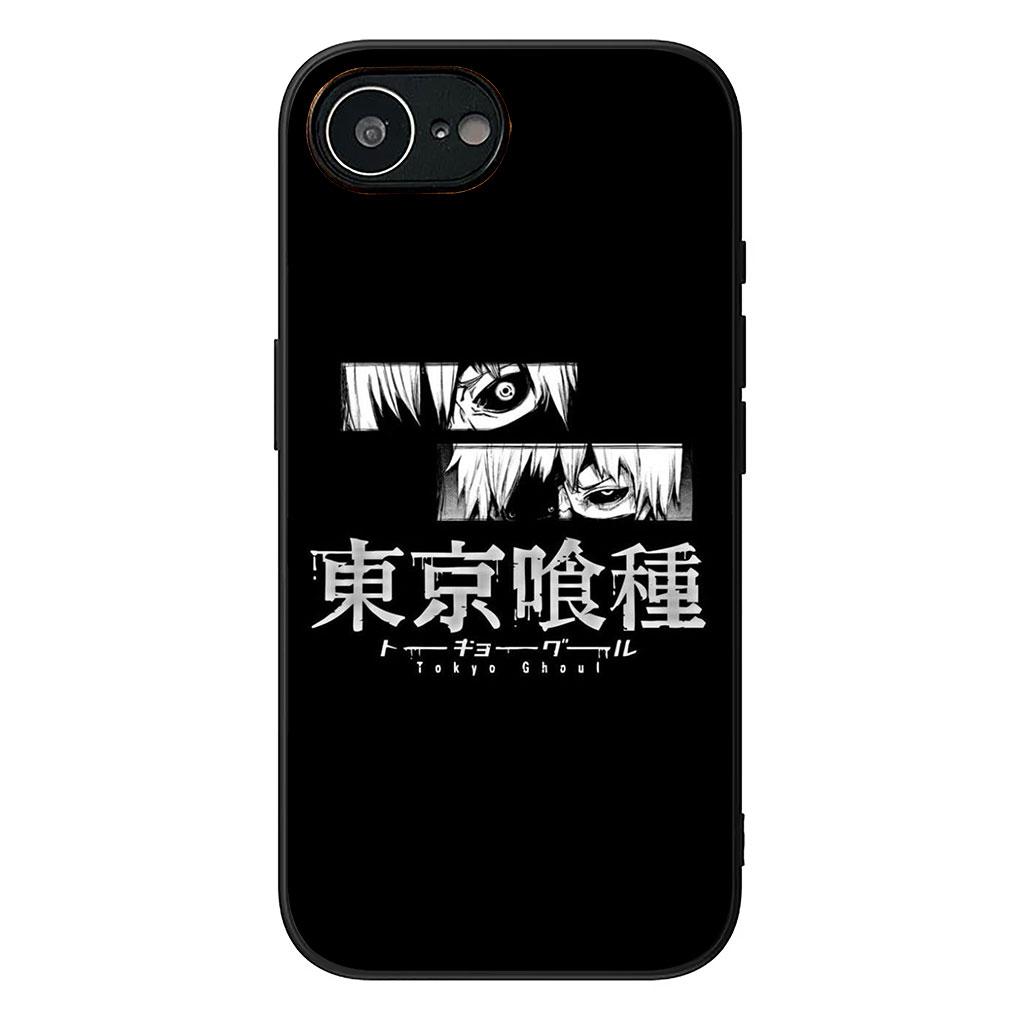 

Soft Cover for Apple iPhone 17 16 14 15 Pro Max Plus 15+ 16E XR ProMax Air 16+ Coque Phone Case Tokyo Ken Kaneki Ghouls iPhone17