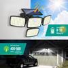 1/2PCS Outdoor Solar Lights with 242 LED Motion Sensor Lights 3 Modes Waterproof Solar Flood Lights for Patio Garden Wall Lamp