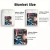 Jinx 2D Flat Pattern Flannel Blanket High quality All Seasons Warmth and Comfort Perfect for Christmas Gifts.MMT0918484