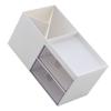 Desktop Storage Box Minimalism Style Multifunction Small Desk Organizer with Drawer for Bedroom