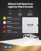 Indoor Grow Tent Kit, 80 x 80 x 180 cm, Indoor Plant Tent with Full Spectrum LED Grow Light & Ventilation System, 600D High Reflective Mylar, Growing