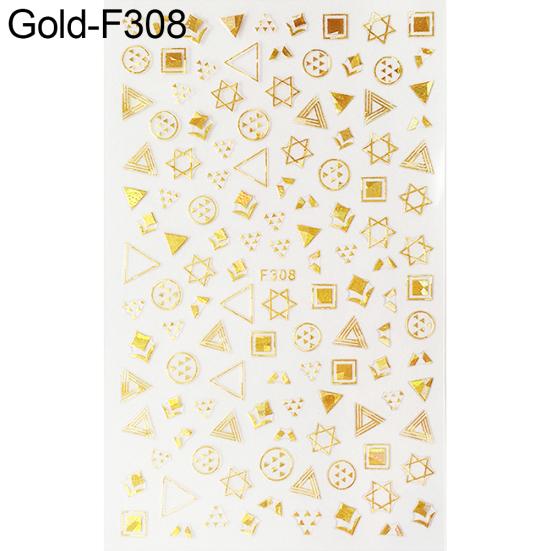 Model geometric simplu femei frumusete nail art autocolant DIY decalcomani manichiura decor