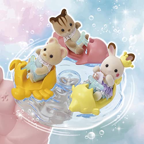 Sylvanian Families Amusement Park "Dream-Colored Mermaid Castle" Co-72 ST Mark Certified Toy Dollhouse for Ages 3 and Up, Sylvanian Families, Epoch