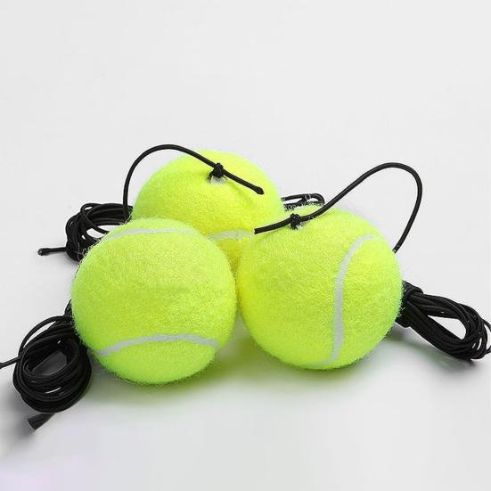 Tennis Trainer with 1/3 String Ball Portable Tennis Solo Training Rebounder with Weighted Base Kids Adults Beginner Backyard Tennis Ball Training