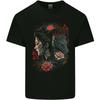 Fantasy Geisha Girl With Dragon & Roses Kids T-Shirt Childrens
