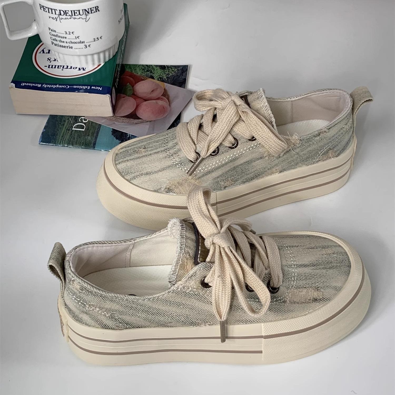 

Dexun кеды женские дышащие 2025 новая коллекция лето и осень инс гонконгский стиль плоская подошва повседневные спортивные студенческие белые туфли 35