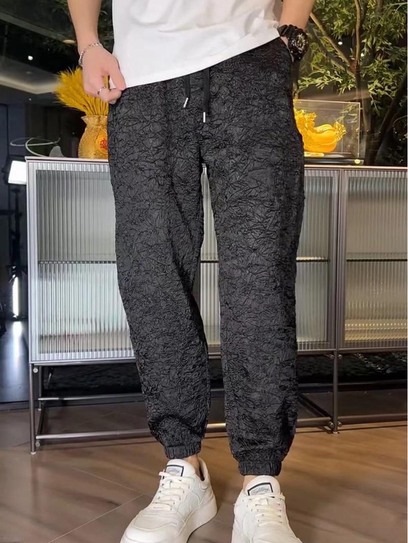 

Мужские повседневные шаровары из жаккарда в китайском стиле 2024 года M (90-110 jin)