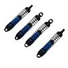 4pcs 60MM Threaded Shock Absorber Damper for 1 18 RC Crawler Upgrade Parts Aluminum Alloy Nylon Blue