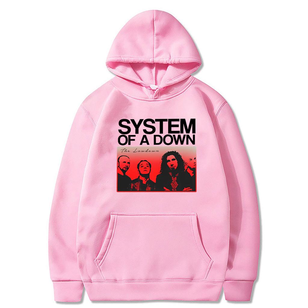 System of A Down Hoodie Men Women Rock Alternative Metal Pullover Hoodies Male Oversized Streetwear Unisex Fashion Sweatshirt