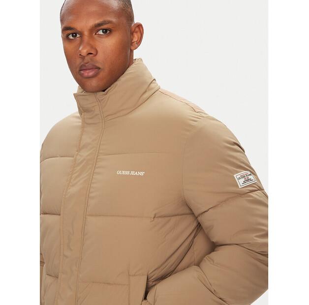 Зимняя куртка Guess Jeans M4BL20 WGII2, коричневая, стандартный крой