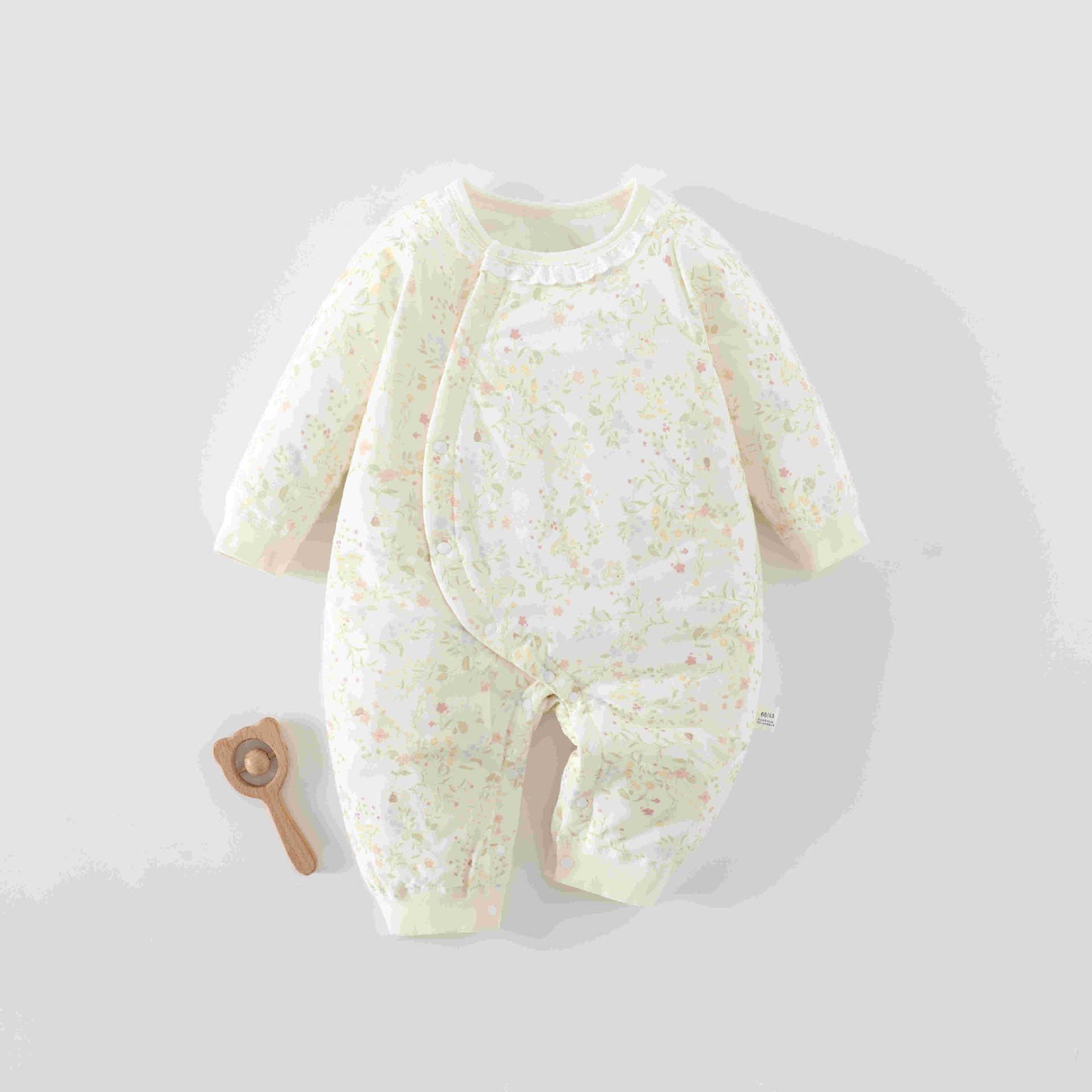 

Jingqi Newborn Cotton Romper: Warm Clothes for Autumn & Winter Outings 90cm (1-2 years, 9.5-13kg)