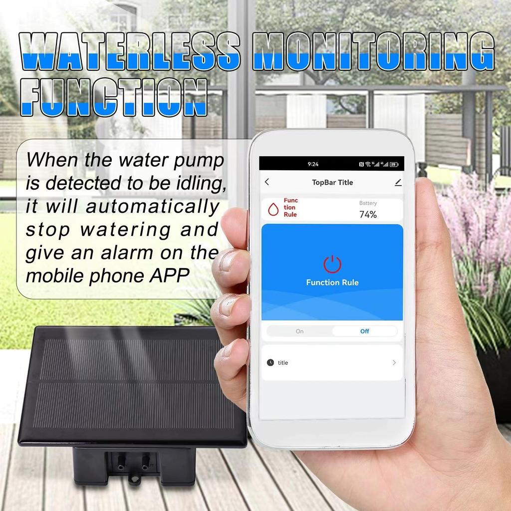 Smart WiFi Automatic Watering Timer - Mobile Remote Control for Home Gardens