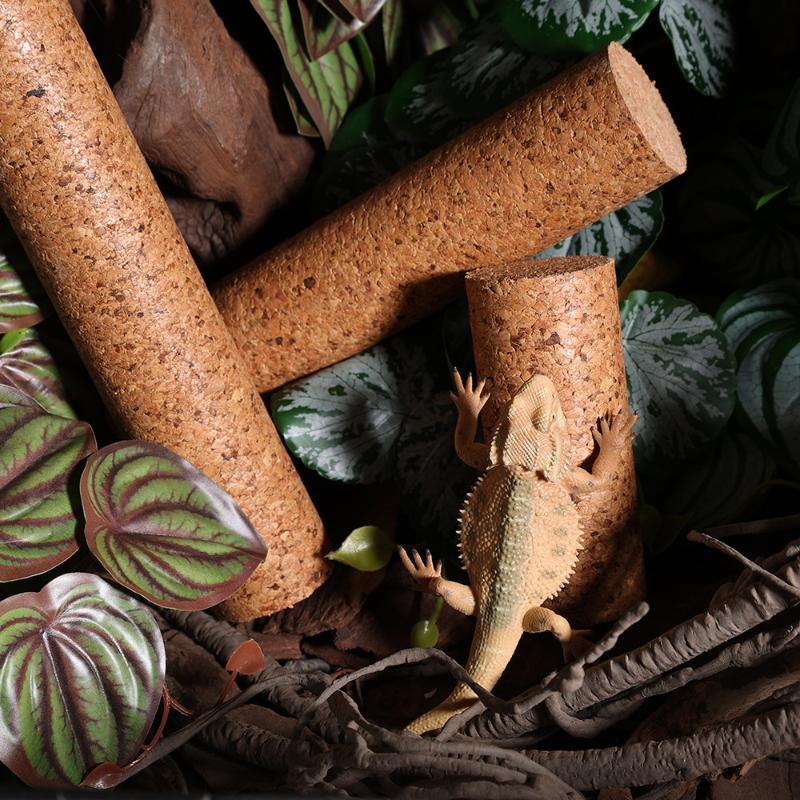Reptile Soft Wood Climbing Branch Wooden Toy Decor Terrarium Rack Standing Lizard Tree Crested Gecko Accessories