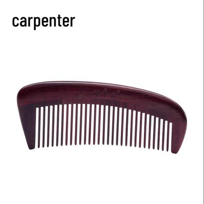 Tan Mujiang Handleless Rosewood Pocket Comb