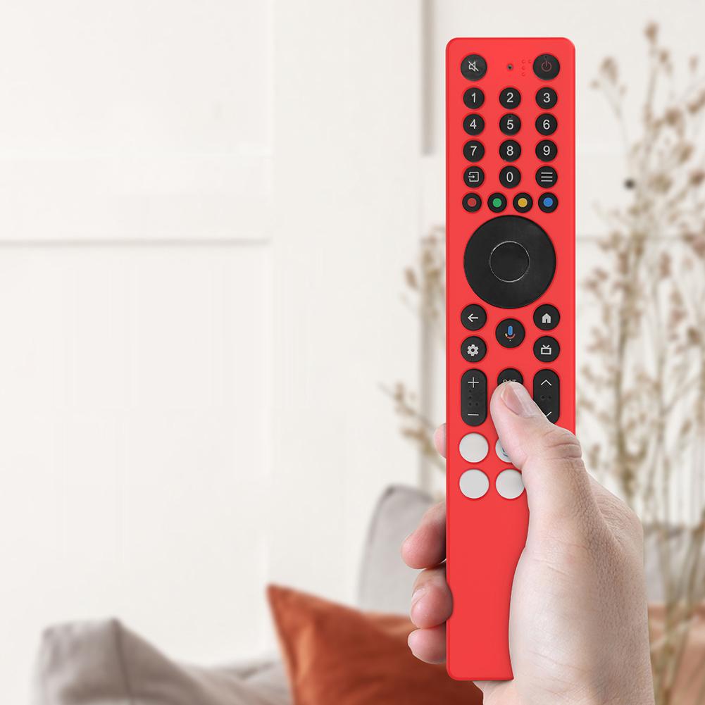 For TCL RC833A Silicone Remote Control Case Anti-Scratch Drop-Proof RC Cover Waterproof Television RC Shell Smart TV Accessories