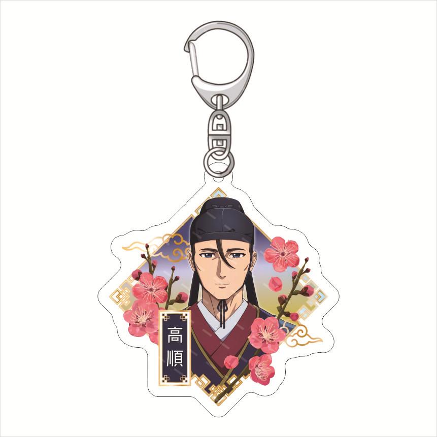 Die Apotheker-Tagebücher Anime Acryl Schlüsselanhänger 55MM HD Druck Beidseitig Katze Mao Mao Ren Shi Anime Zubehör