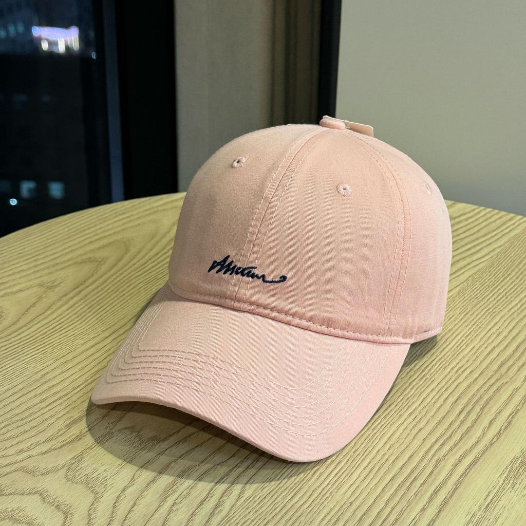 2026New Sun Protection Hat with American Lettering, Soft-top Fashion Baseball Cap for Women, Wide-brimmed Street Cap for Men
