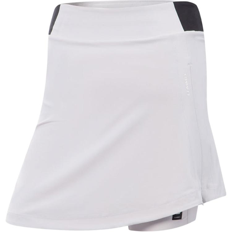 Li-Ning Fitness Series Versatile Fashion Faux Two-Piece Anti-Exposure Casual Skirt Women skirts AKSV808-2