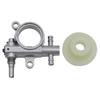 A77T-20Set 2500/3800 Chainsaw Spare Parts Chainsaw Oil Pump With Worm Drive Gear Fit For Chain Saw 25CC/38CC