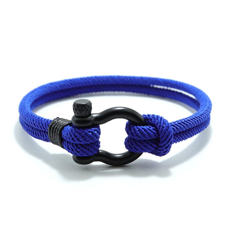 Noter Unique Outdoor Mountaineering String Bracelet For Men High Quality 4mm Cord Chain Wrap Braslet Leisure Wrist Accessories