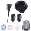 8Pcs Hair Color Dye Bowl Comb Brushes Gloves Hat Tool Kit Dye Bowl Comb Brush