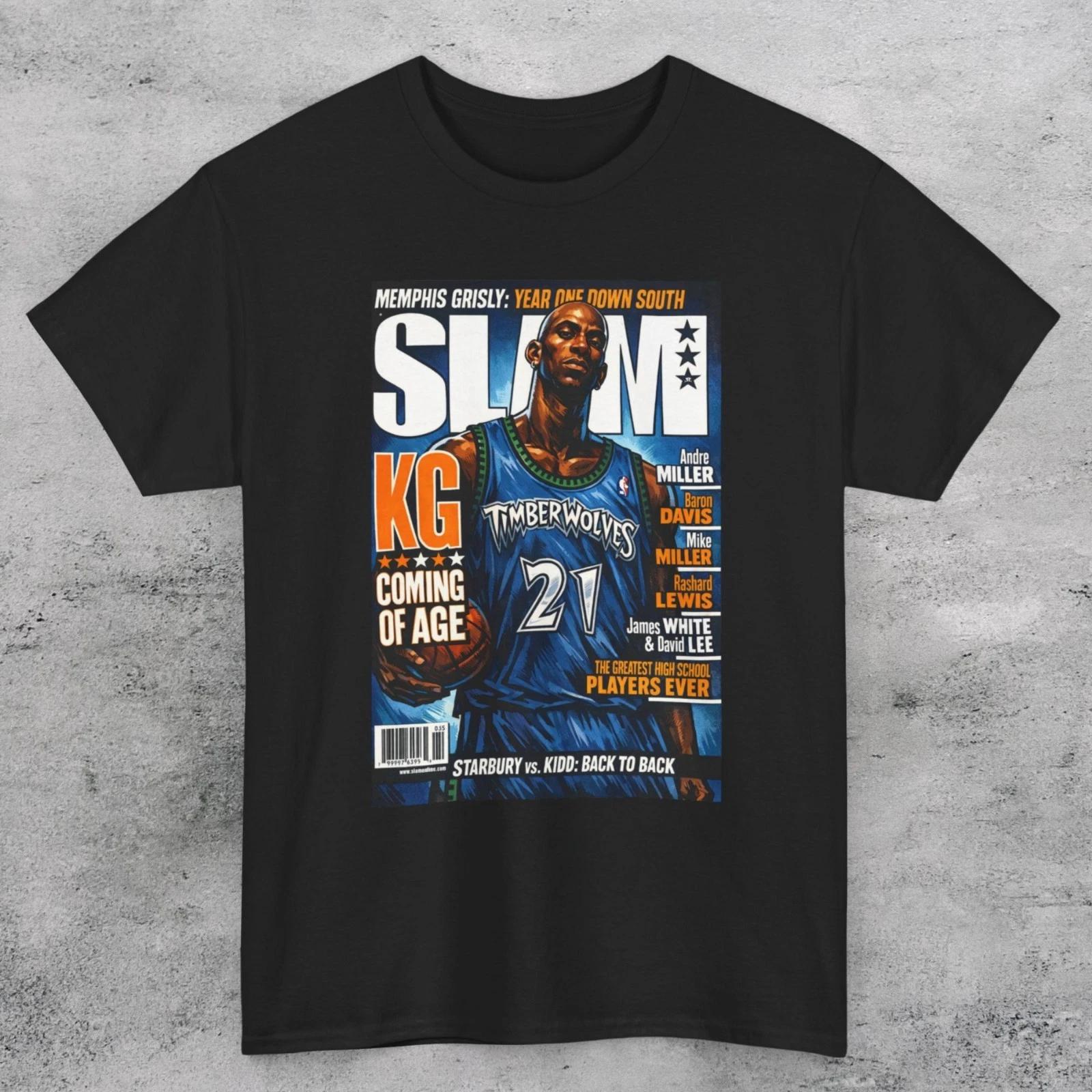 KEVIN GARNETT WOLVES TRIBUTE SLAM Variant COVER UNISEX T SHIRT M