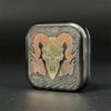 Fashion Sheep Head EDC Fidget Slider Mechanical Push Fidget Toy Stainless Steel Decompression Toy ADHD Tool Relieve Stress