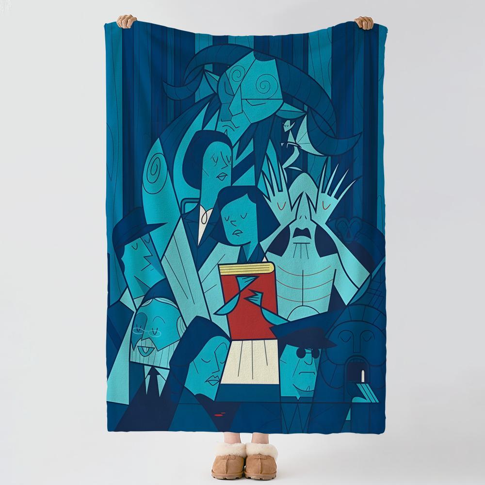 Movie P-Pans Labyrinth-h Throw Thick Comfort Flannel Quilt, Multi-scene Use Indoor Outdoor Daily Nap