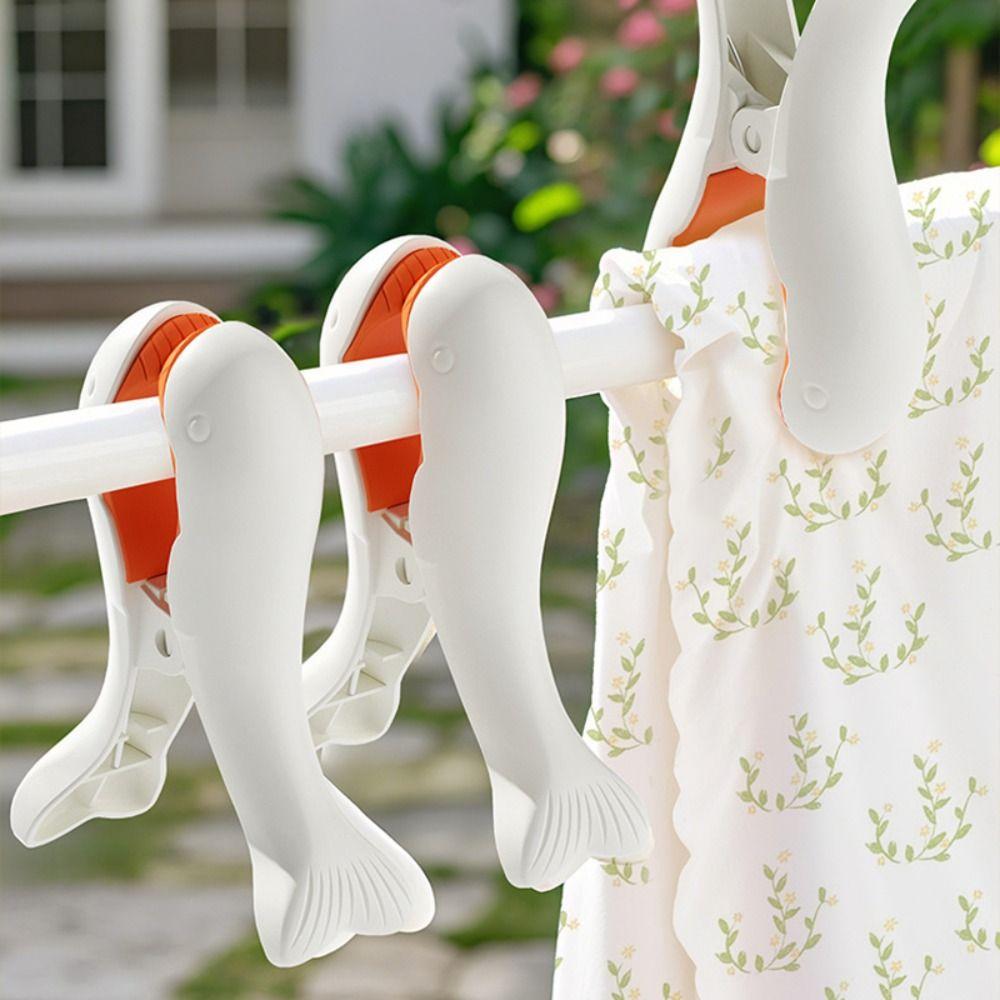 2/3pcs Traceless Windproof Clothespins Plastic Bedsheet Hanging Clamp Bedsheet Drying