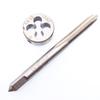 1/4"-32 UNEF Tap and Die Set HSS Thread Tap With Round Threading Die Right Hand
