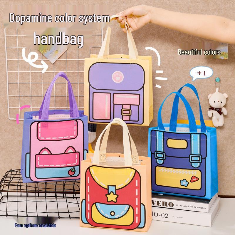 Neuling-Spezial: Dopamin Farbe Tragetasche - Niedliches Kindergeschenk & Aufbewahrungstasche