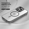 Genomskinligt Magsafe Magnetiskt Fodral För iPhone 16 Pro Max 15 Pro 14 13 12 11 Metallisk Linsram Genomskinligt Stötsäkert Mjuk Kantad Mobilskal