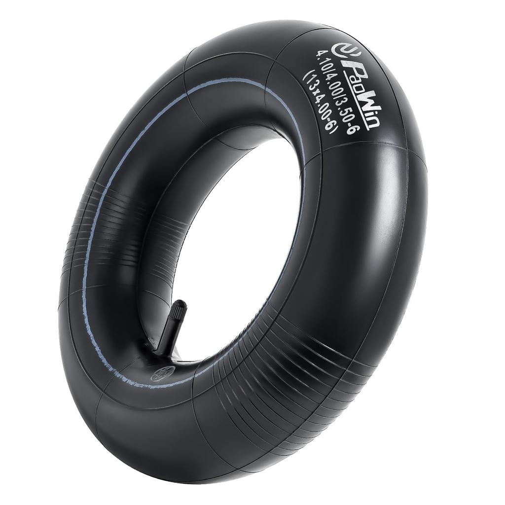 PaoWin Wall TR13 Tire Compatible with Lawn and Hand Carts 2-Piece 3.50-6 Tube, Thickness, Valve, 4.00-6 Tube, 4.10/4.00/3.50-6 Tube, 4.10/4.00/3.50-6