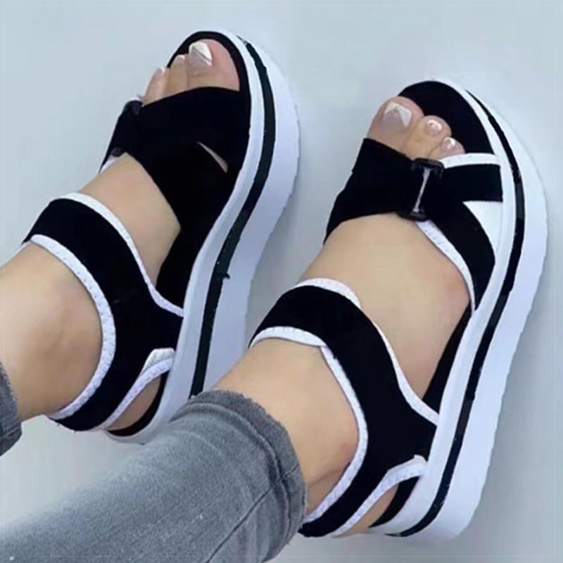 Women's Sandals Heeled Sandals Summer Shoes Woman  Fashion Wedges Heels Sandalias De Mujer Platform Summer Footwear Women