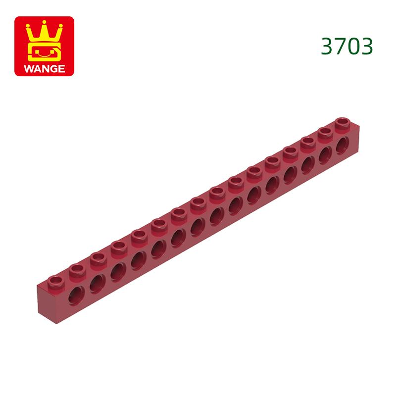 Non-Toxic 18Pcs/Lot 3703 1X16 Holes Thick Bulk Building Blocks Moc Accessories Compatible With Brick Toys Children Gift Box