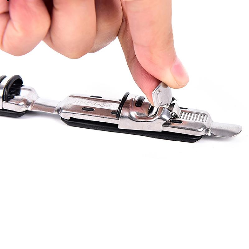 Stainless Steel Seat Fishing Reel Seat Deck Rod Clip Holder Fishing Tool Fishing Rod Clip Wheel Reel Holder Fishing Tackle