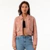 Spring and Autumn New Thin Leather Jacket Women's Long-sleeved Casual Ladies Coat Fashion European and American Leather Jacket