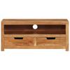 TV Stand 88 X 35 X 40 Cm Solid Acacia Wood