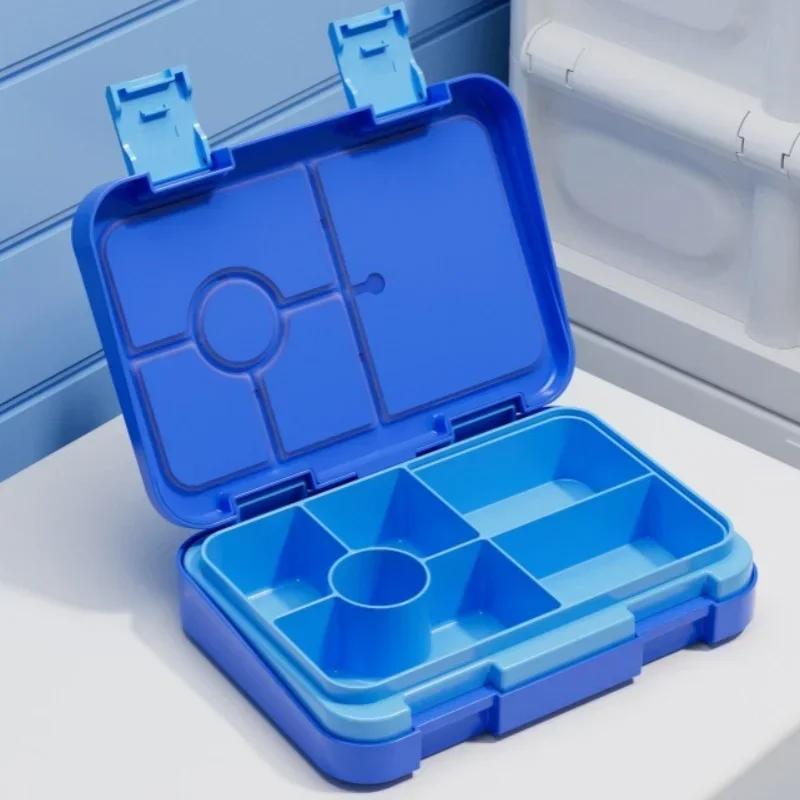 Moderne Schlichtheit Lunchbox Fach Versiegelt Verdickend Auslaufsicher Bento Box Outdoor Reisender Student Tragbare Lebensmittelbehälter