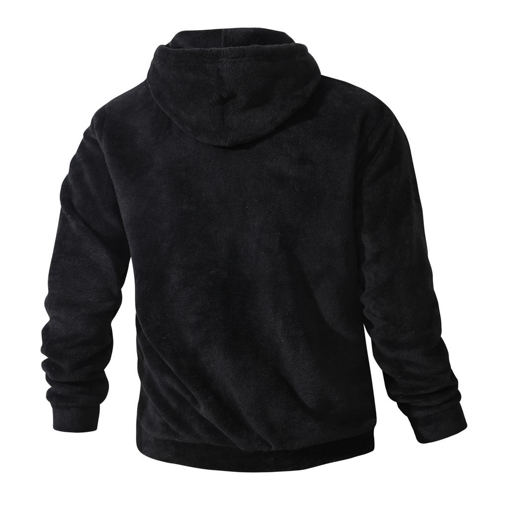 Men's Zipper Stand Up Collar Casual Cardigan Jacket