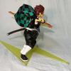 17cm Anime Demon Slayer Figure Demon Slayer Fire Knife Fight Kamado Tanjirou Pvc Action Figure Collectible Model Toys Kid Gift