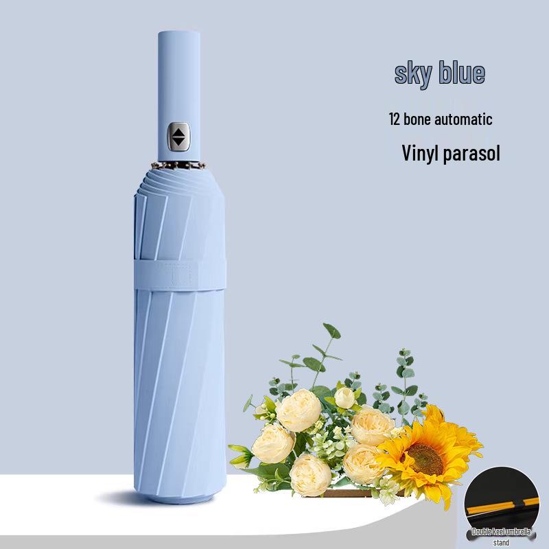 Custom Logo Umbrellas: Small Batch Promotional, Personalized Gift, Auto Folding Sun Protection