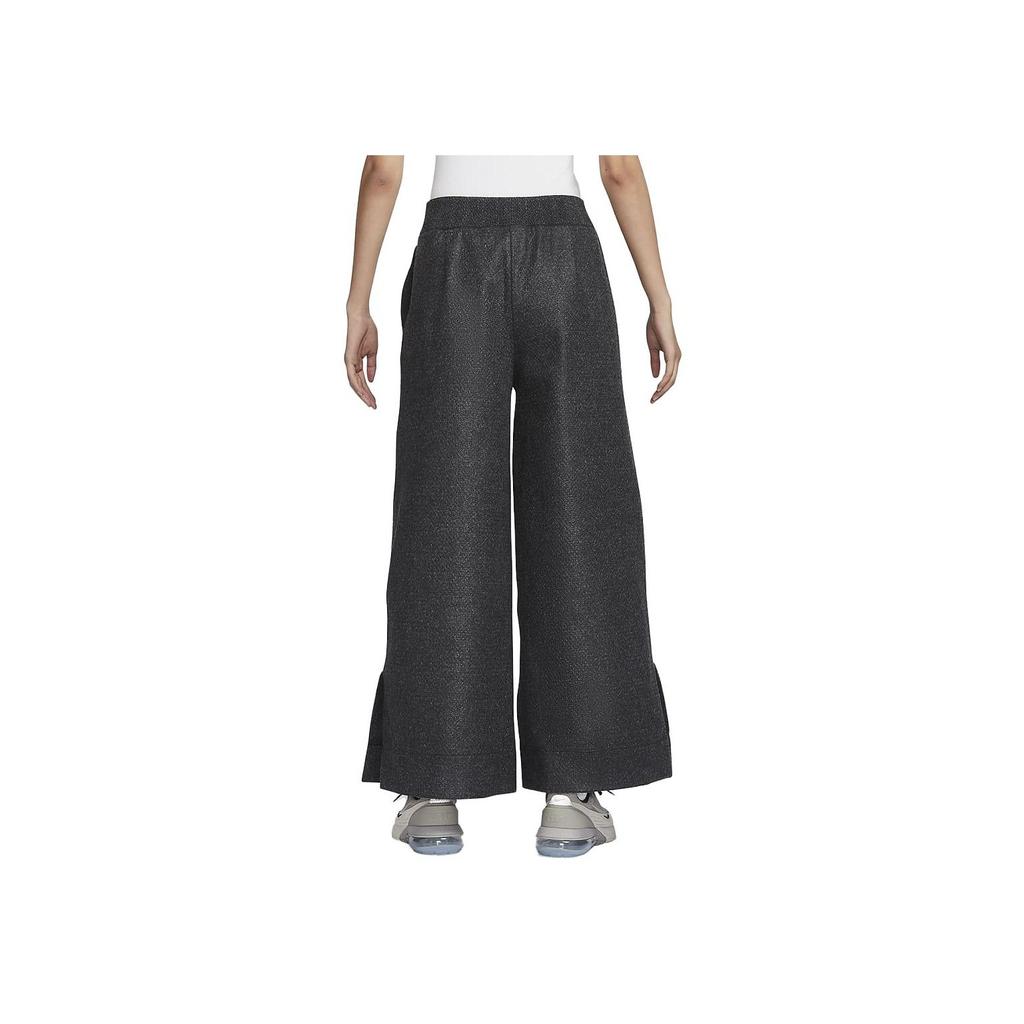 Nike Forward Series Therma-FIT ADV Solid High-Waisted Loose Wide-Leg Casual Pants Women Bottoms Black FB8362-060