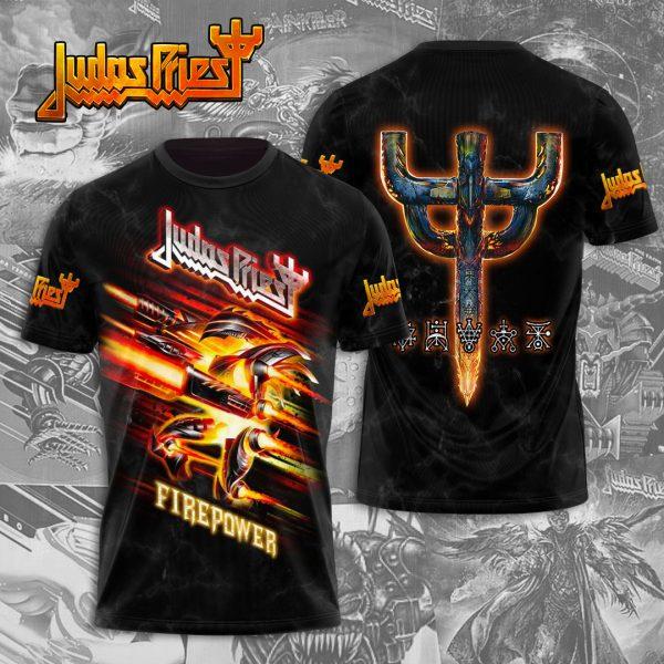 Heavy Metal Rock Band T Shirt Judas Priest 3d Print T-shirt Men Women Fashion T-shirts Kids Short Sleeve Tops Tees Mens Clothes