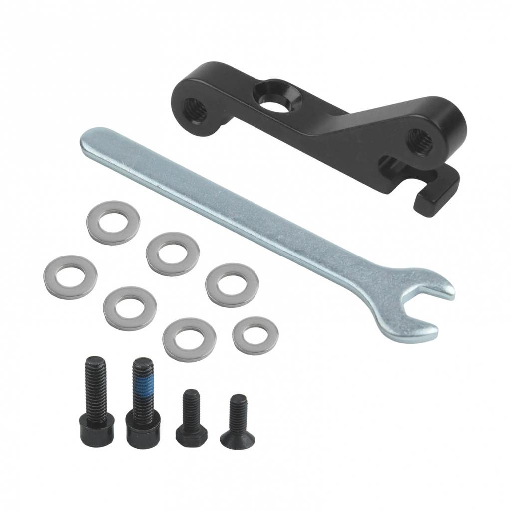 Lightweight Alloy Brake Caliper Adapter for IS to Flat Mount Conversion