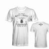 Retro Klassisch West Coast Lokomotive T-Shirt 100% Baumwolle Grafik T-Shirt Unisex Unisex Sommer Streetwear