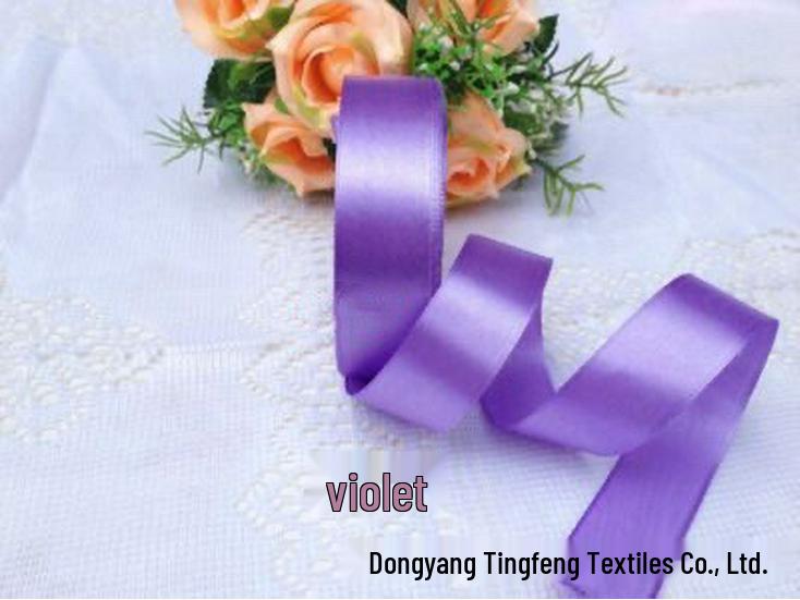 2cm Silk Satin Ribbon for Gift, Cake Decoration, Floral Arrangements, Bows, and Badges.