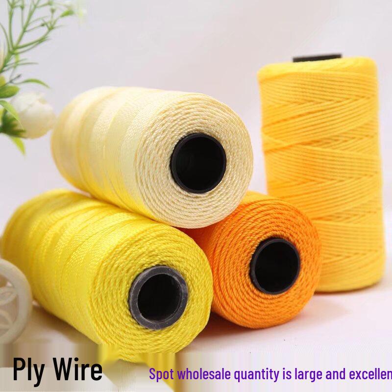 Příze z ledového hedvábí: Třívláknová příze pro ruční pletení a háčkování - Ideální na pantofle, tašky, čepice, návleky na hrnky a podsedáky do auta